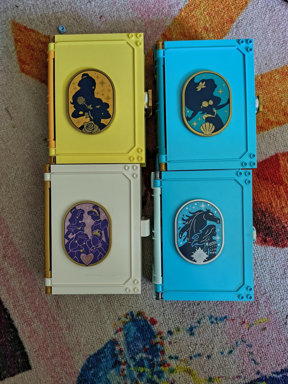Set of Four Princess Lego Storybooks